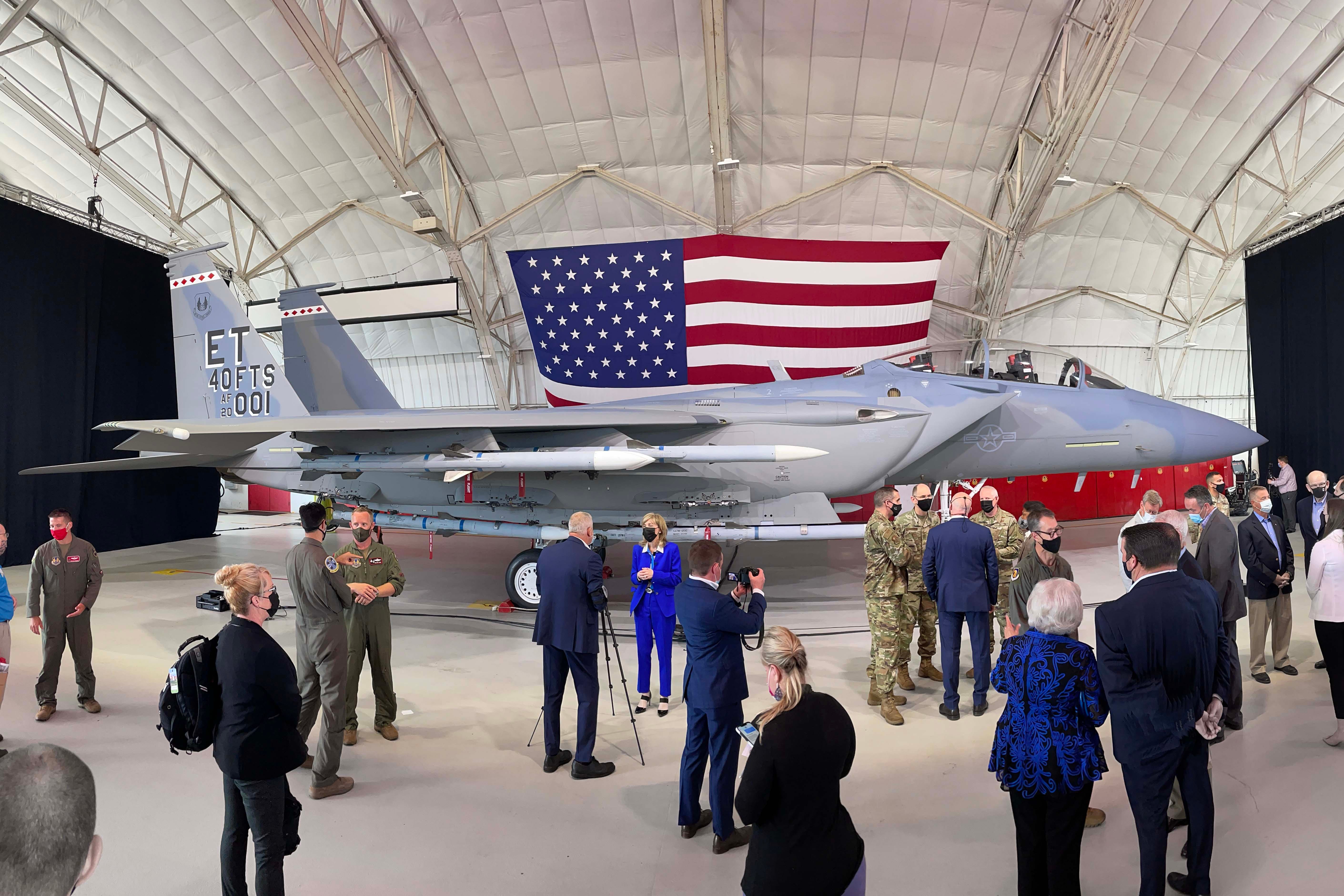 Eglin Air Force Base, Florida Rolls Out New Boeing F-15EX Eagle II