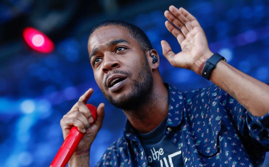 Kid Cudi performs at the 2015 Lollapalooza music festival in Chicago.