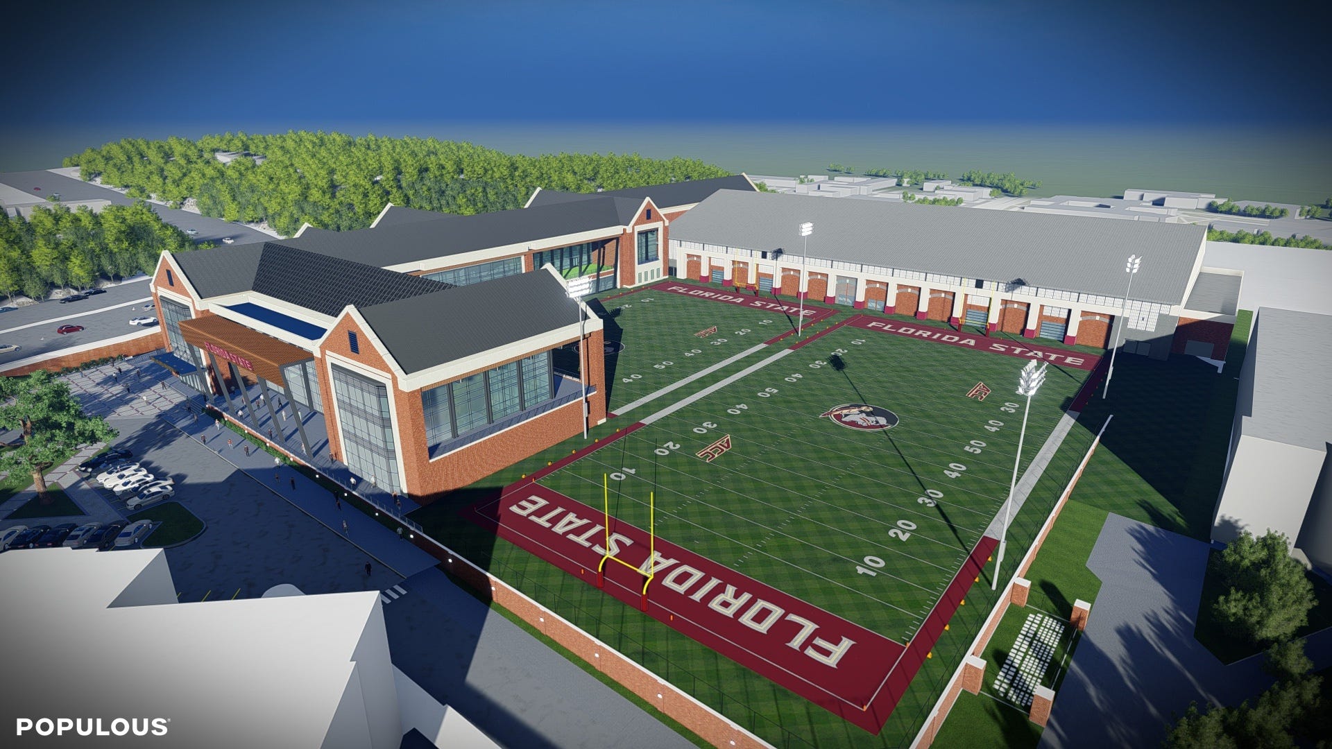 FSU, Seminole Boosters Reveal Updated Rendering Of New Football Facility