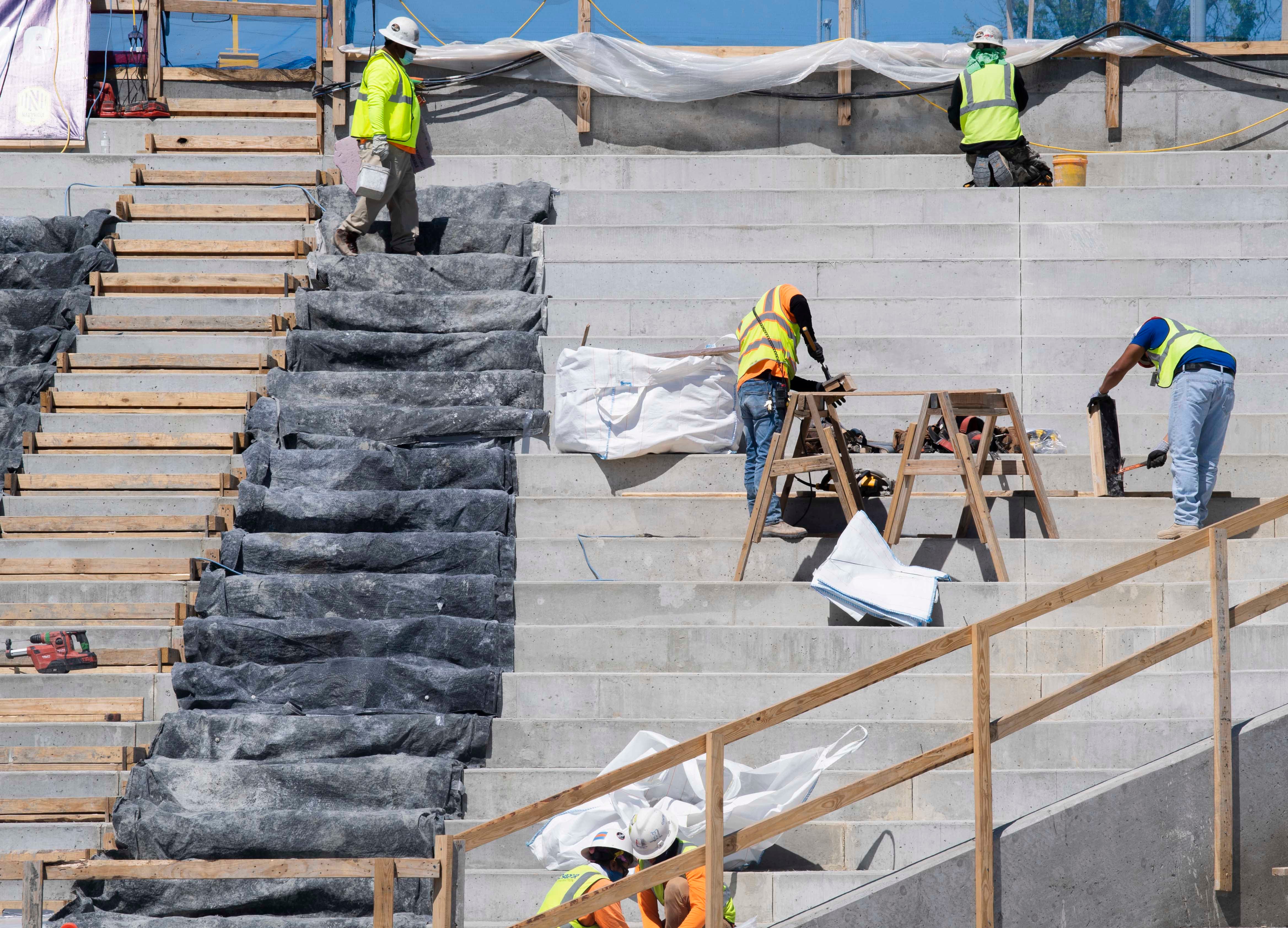 Inside The Construction Site Of Nashville Sc S New Mls Stadium