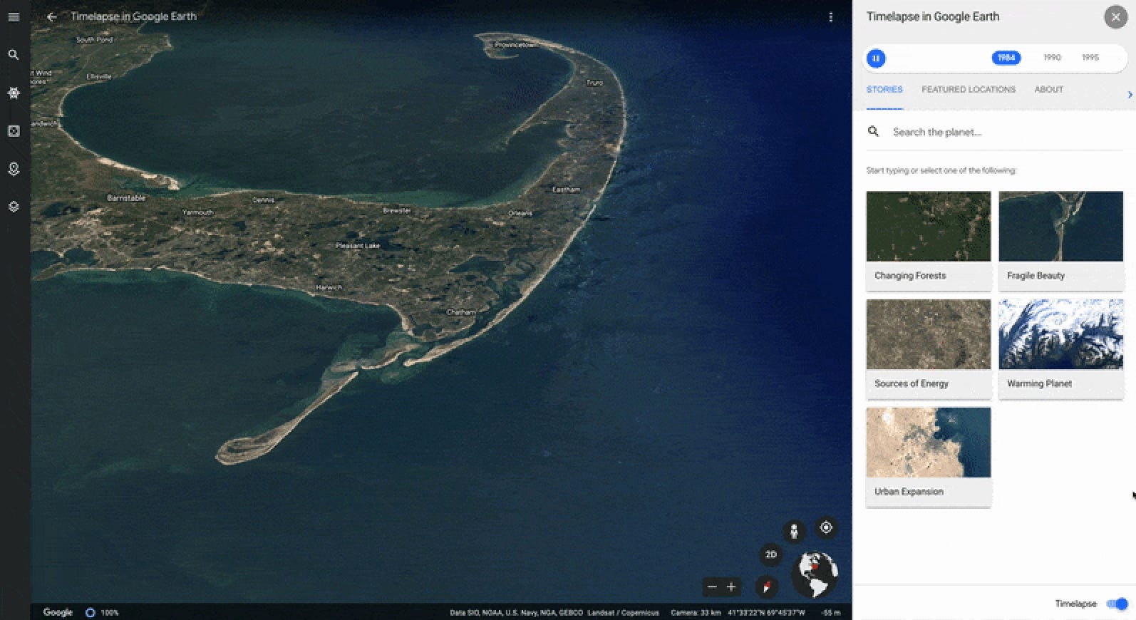 Google Earth update: Timelapse lets you see how planet has changed