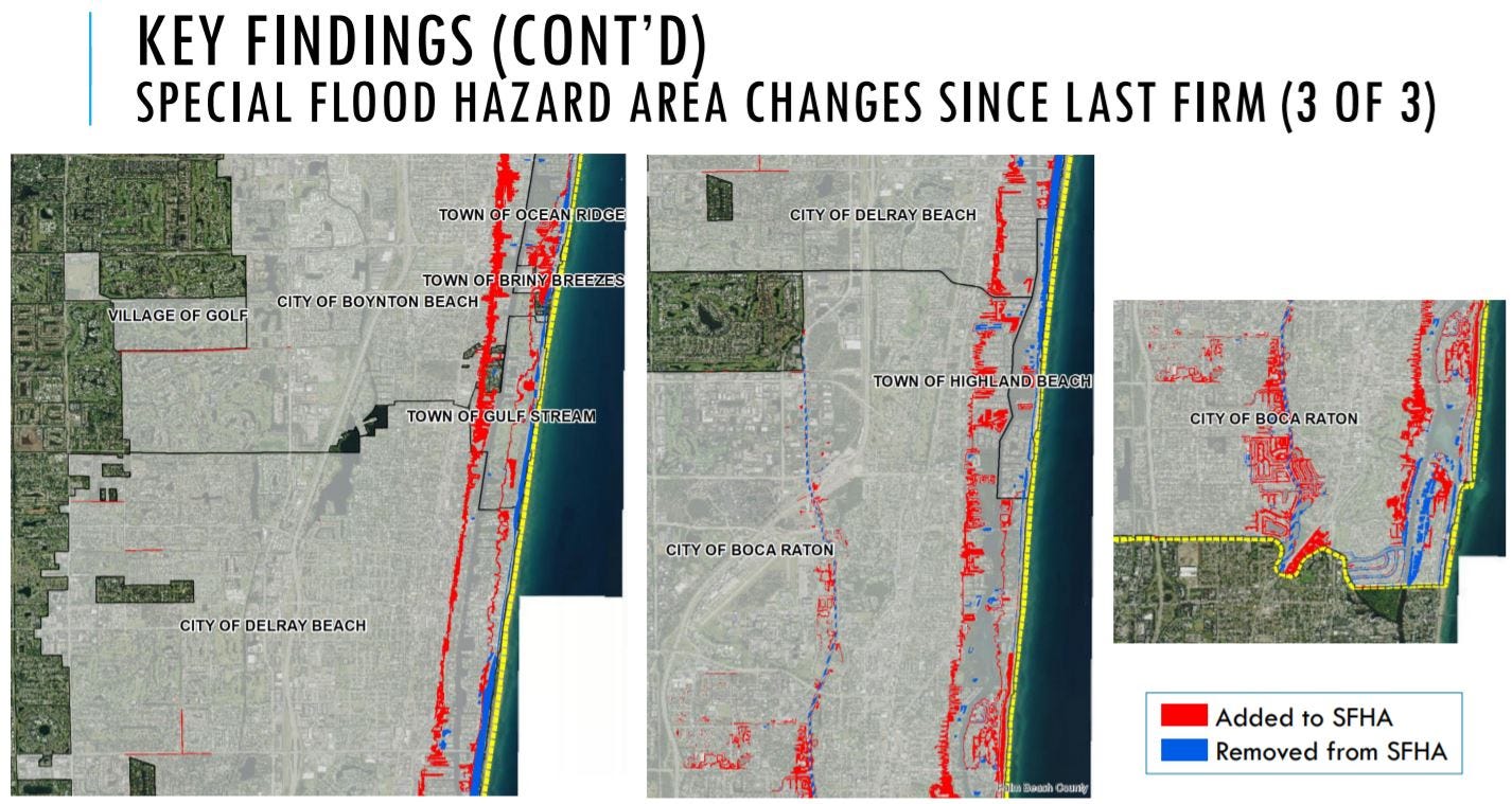 Palm Beach County Properties Added To FEMA Flood Zones In New Update