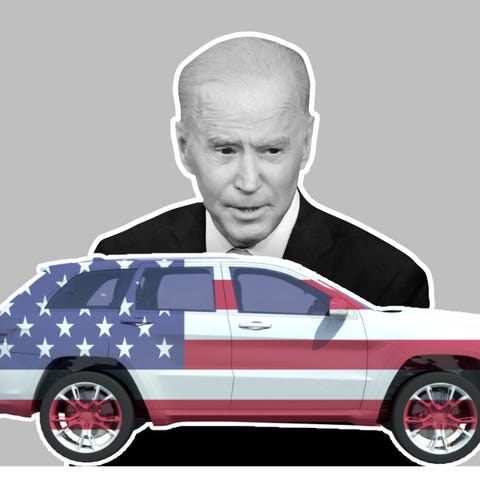 Illustration for Biden "Buy American" program