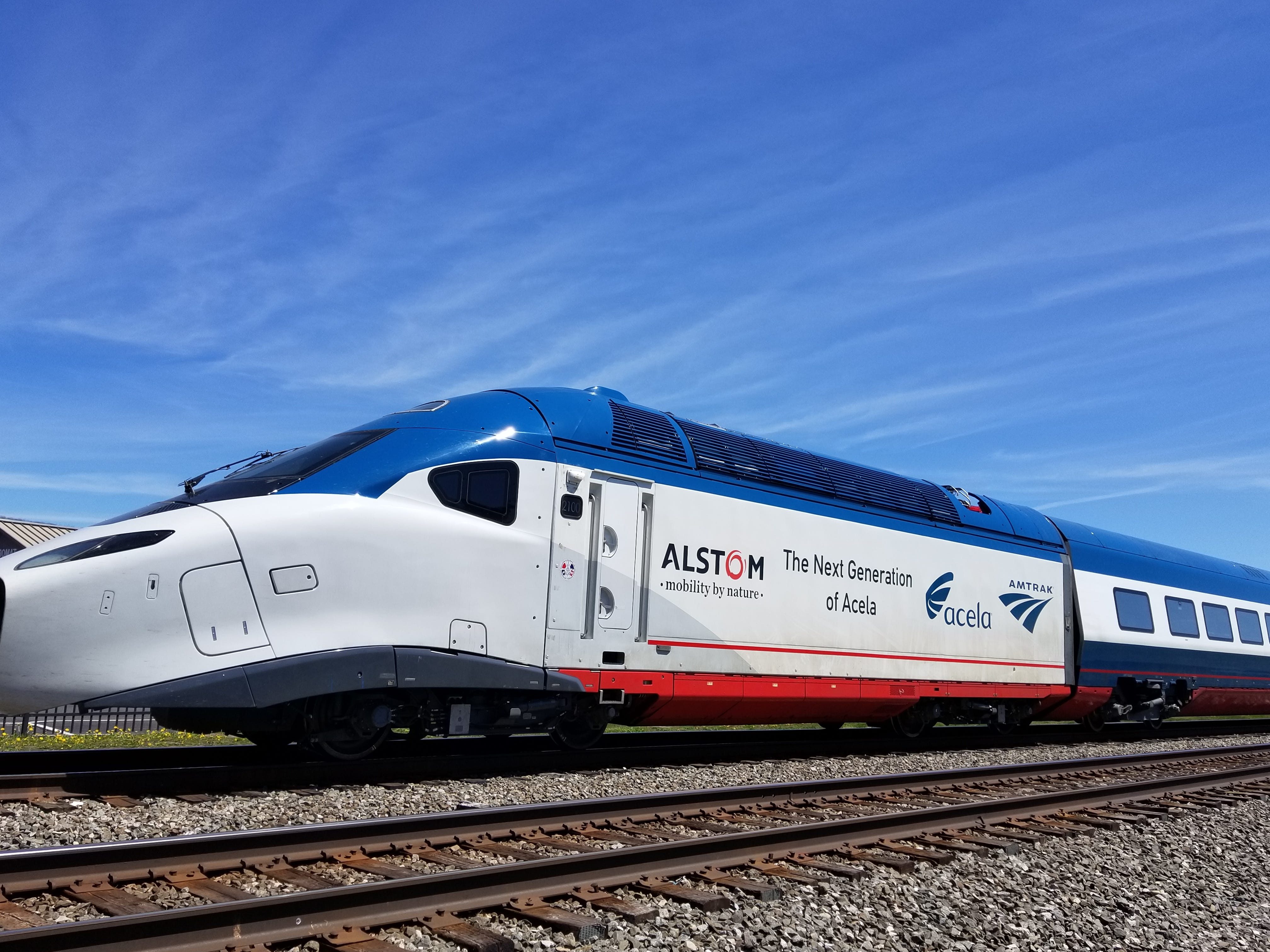 Amtrak's High-speed Rail Car Acela Returns To Hornell After Testing