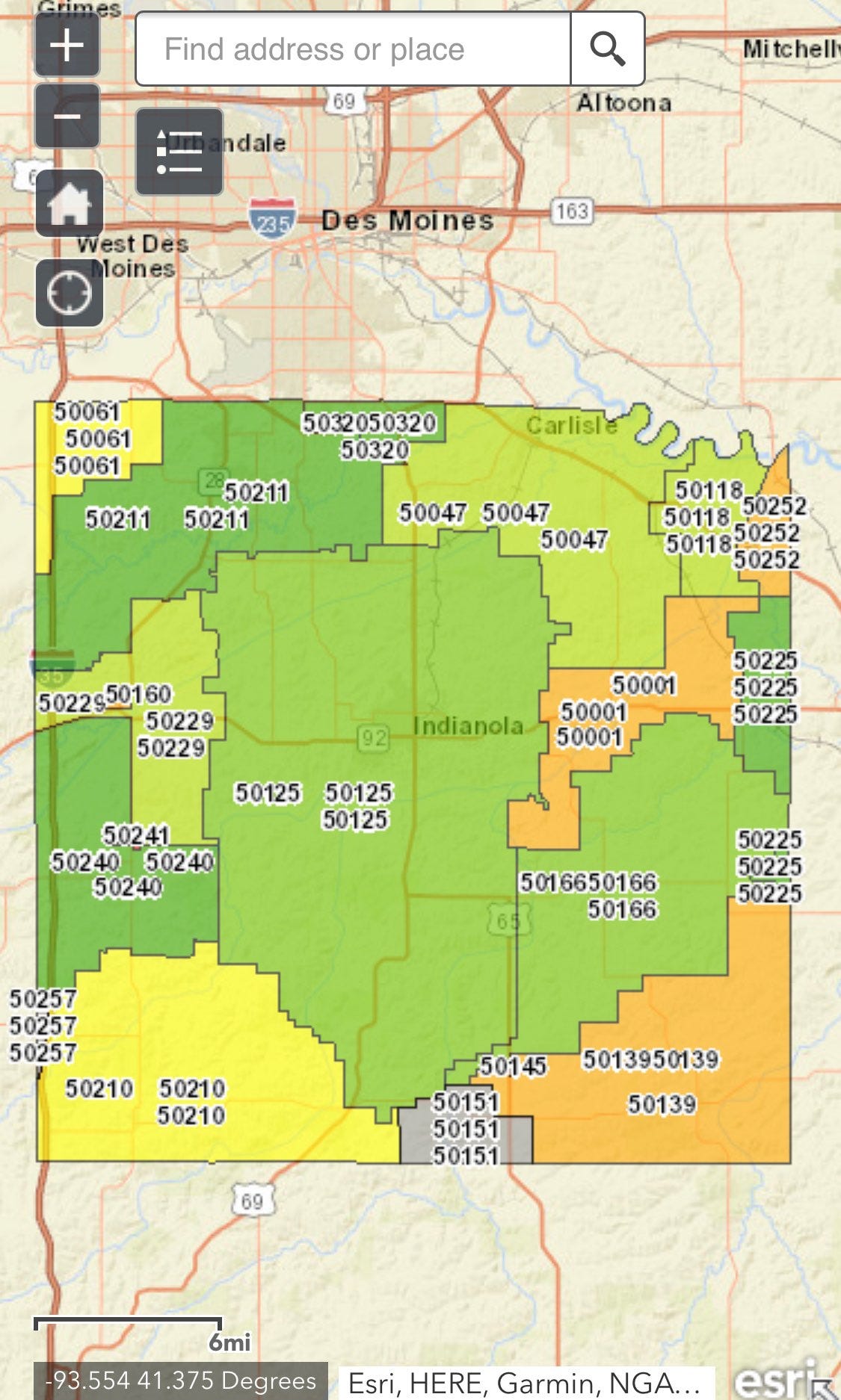 Warren County Iowa Map Warren County, Iowa, Reports Another Death, 58 Cases Of Covid-19