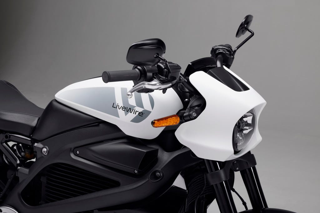 Harley-Davidson's A new electric motorcycle brand, showroom