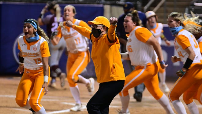 Ally Shipman Hr Leads Tennessee Softball By Arkansas In Sec Tournament