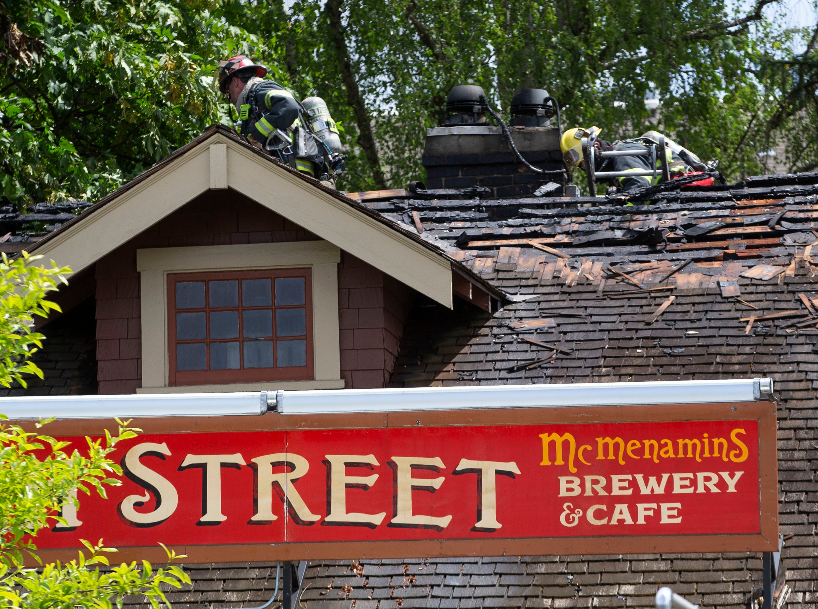 Fire Damages Mcmenamins High Street Brewery Cafe