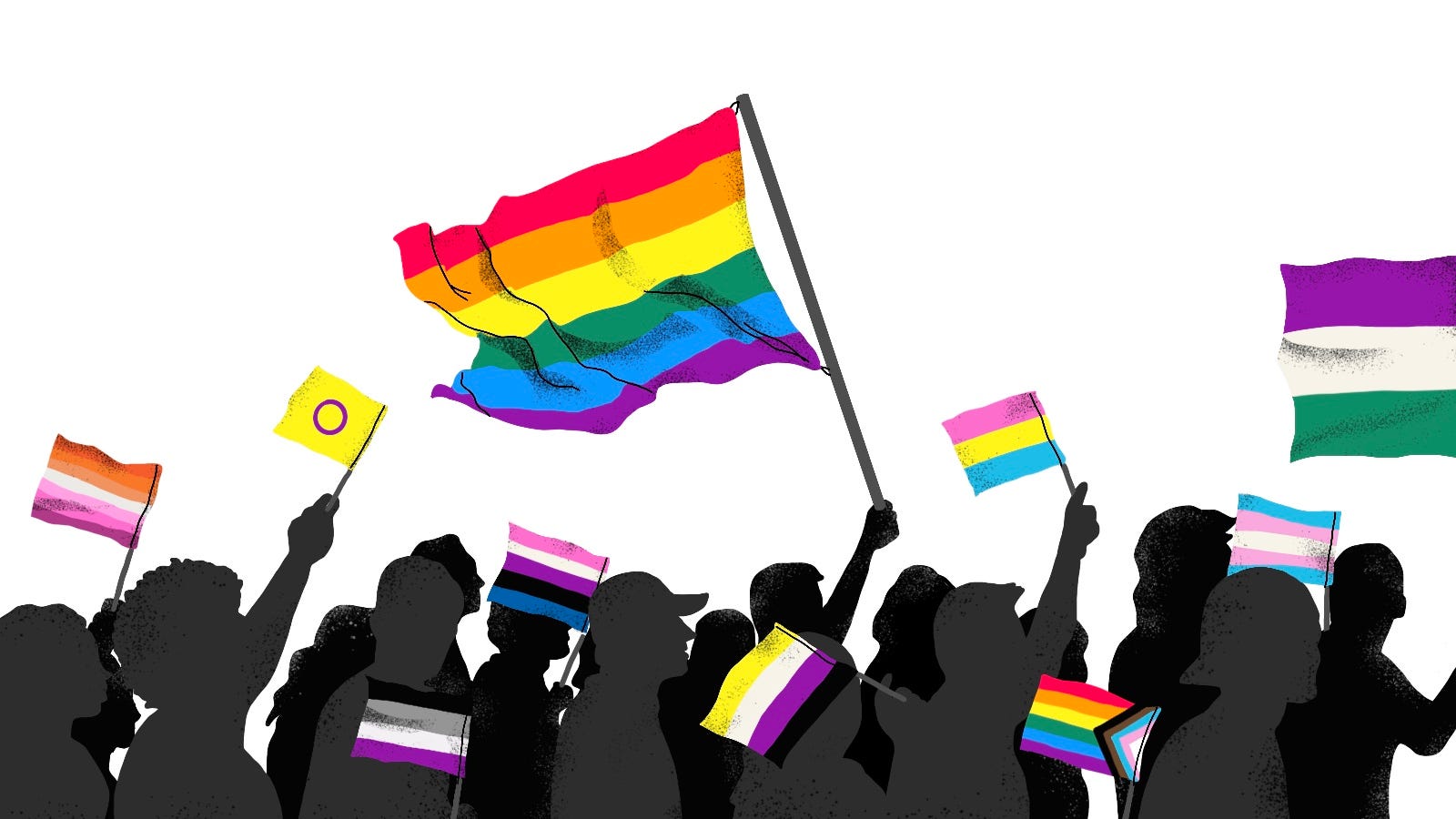 gay pride flag raising