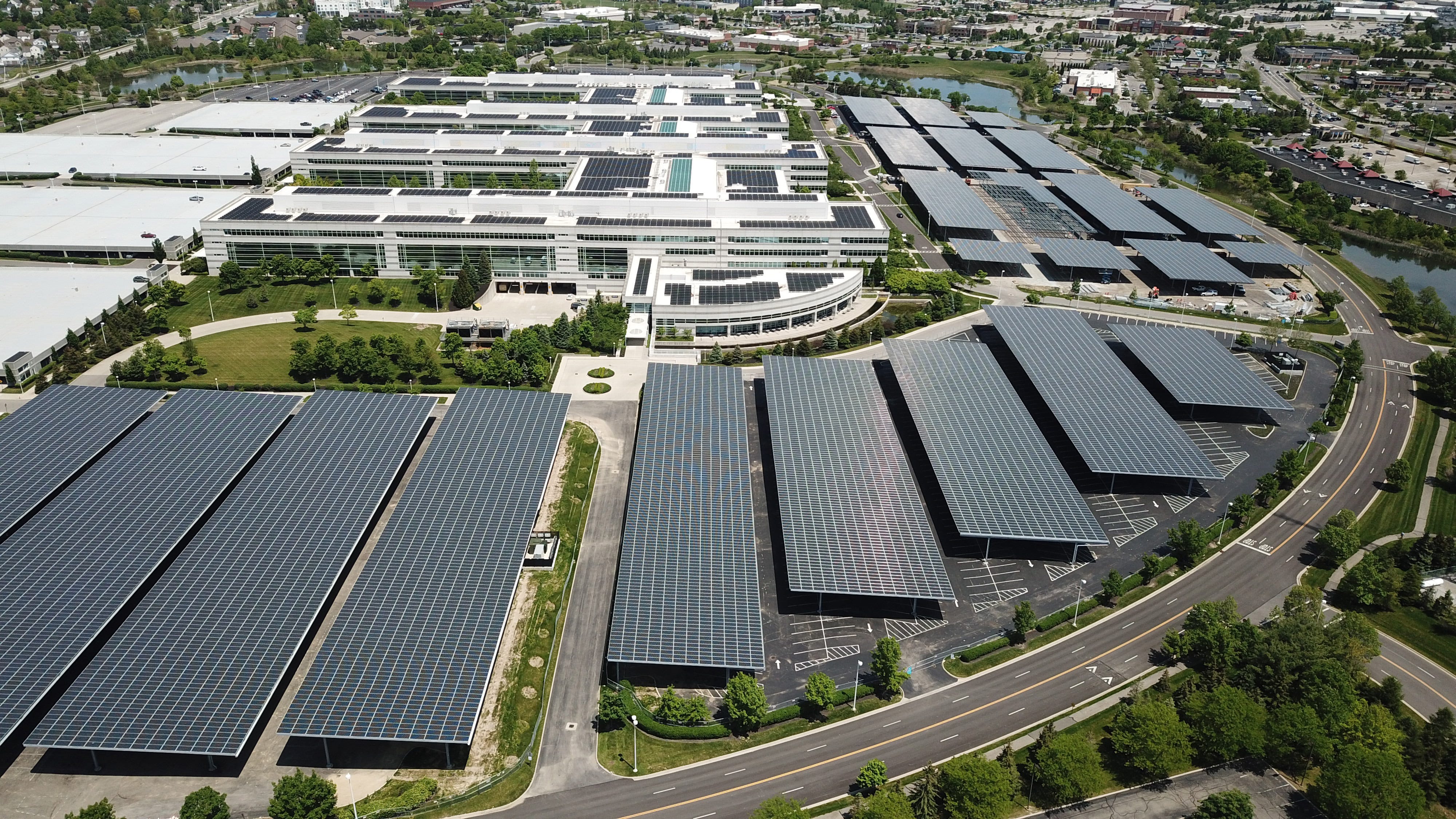 Chase Bank Installs Massive Solar Project At McCoy Center At Polaris