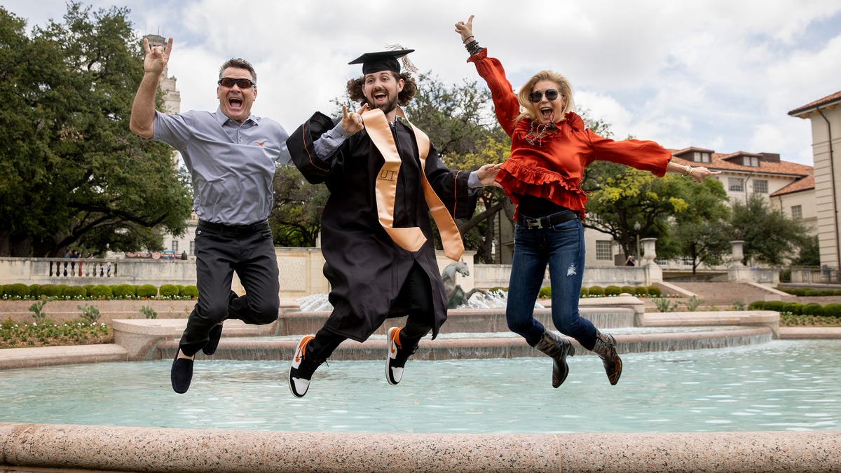 University of Texas graduates celebrate commencement in Austin