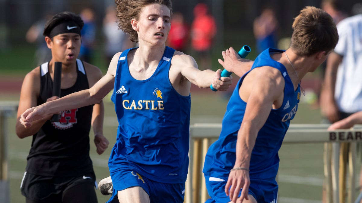 Gallery IHSAA Boys Track and Field Sectionals at Central Stadium