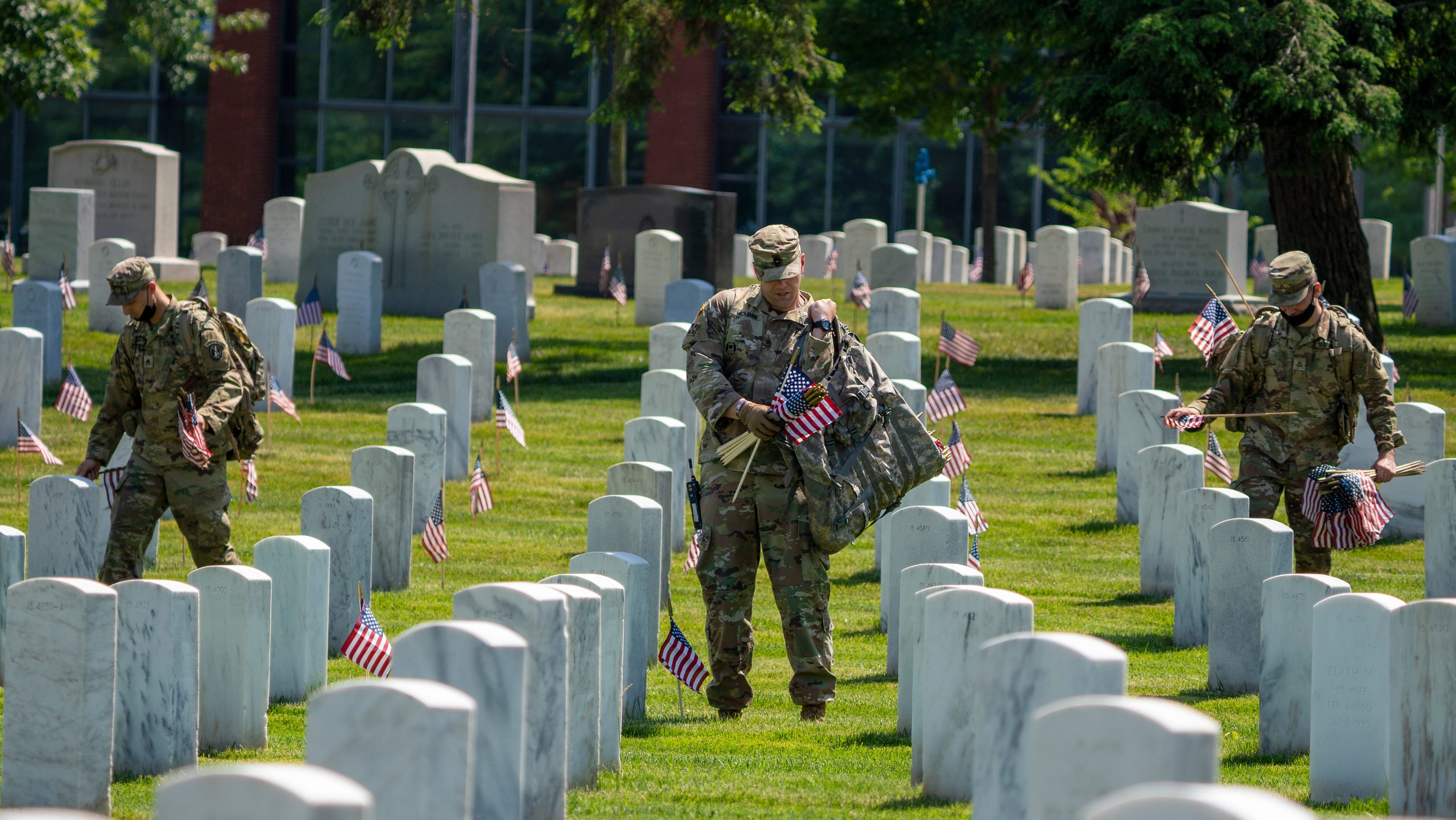 Photos: Arlington National Cemetery 'flags In' For Memorial Day