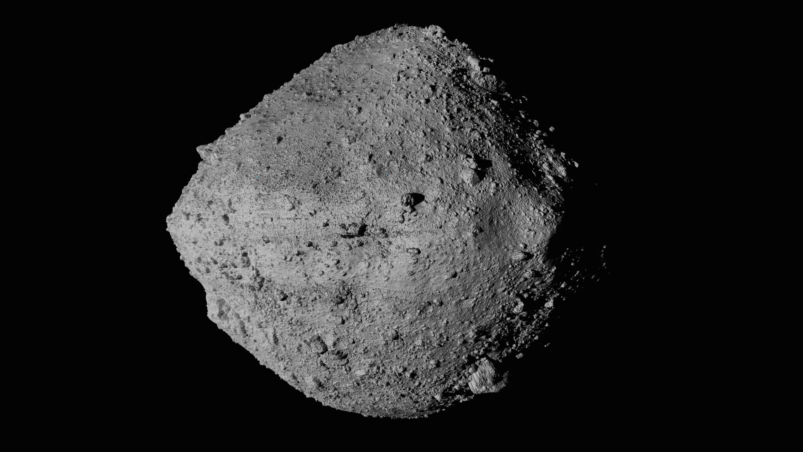 Five asteroids are expected to pass by the Earth from March 31 to June 2. (NASA/Goddard/University of Arizona/CSA/York/MDA via AP) ORG XMIT: NY792