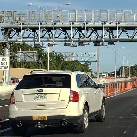 The SunPass toll system's express lane, plus overh