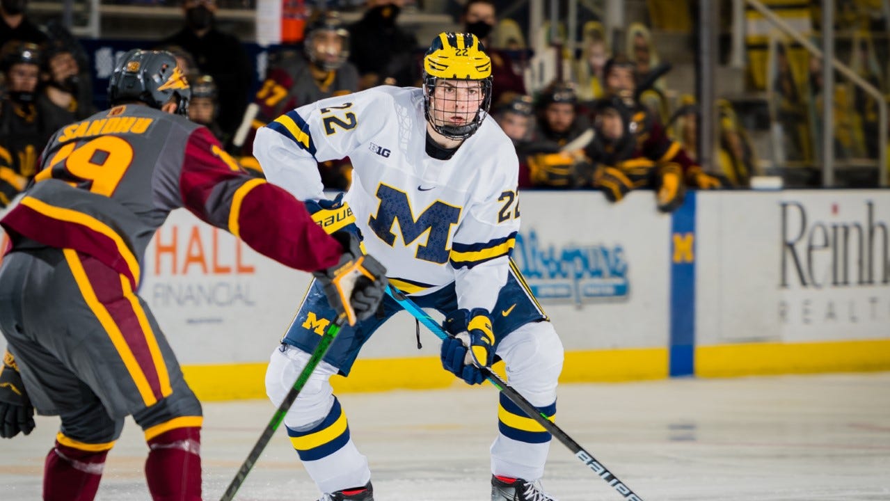 Michigan hockey players make history in 2021 NHL draft