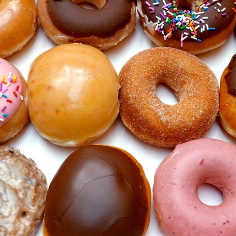 Krispy Kreme: All customers get any doughnut for f