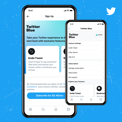 Twitter launches Twitter Blue, a new subscription 