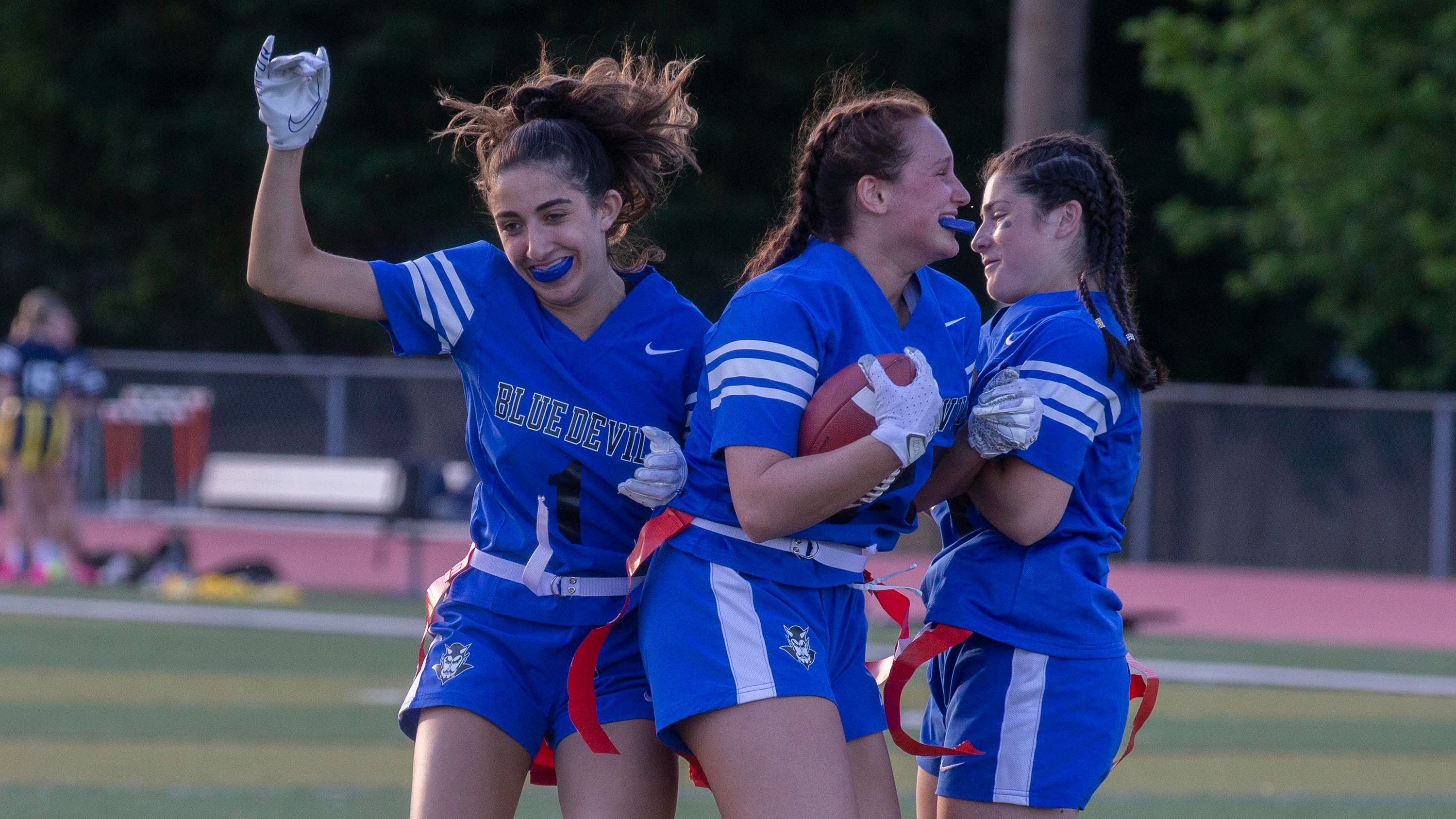 NJ girls high school flag football catching on in Shore Conference