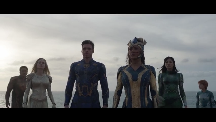 Angelina Jolie, Richard Madden, Gemma Chan, Kumail Nanjiani and Salma Hayek star as immortal heroes in Marvel's 'Eternals,' directed by Chloe Zhao.