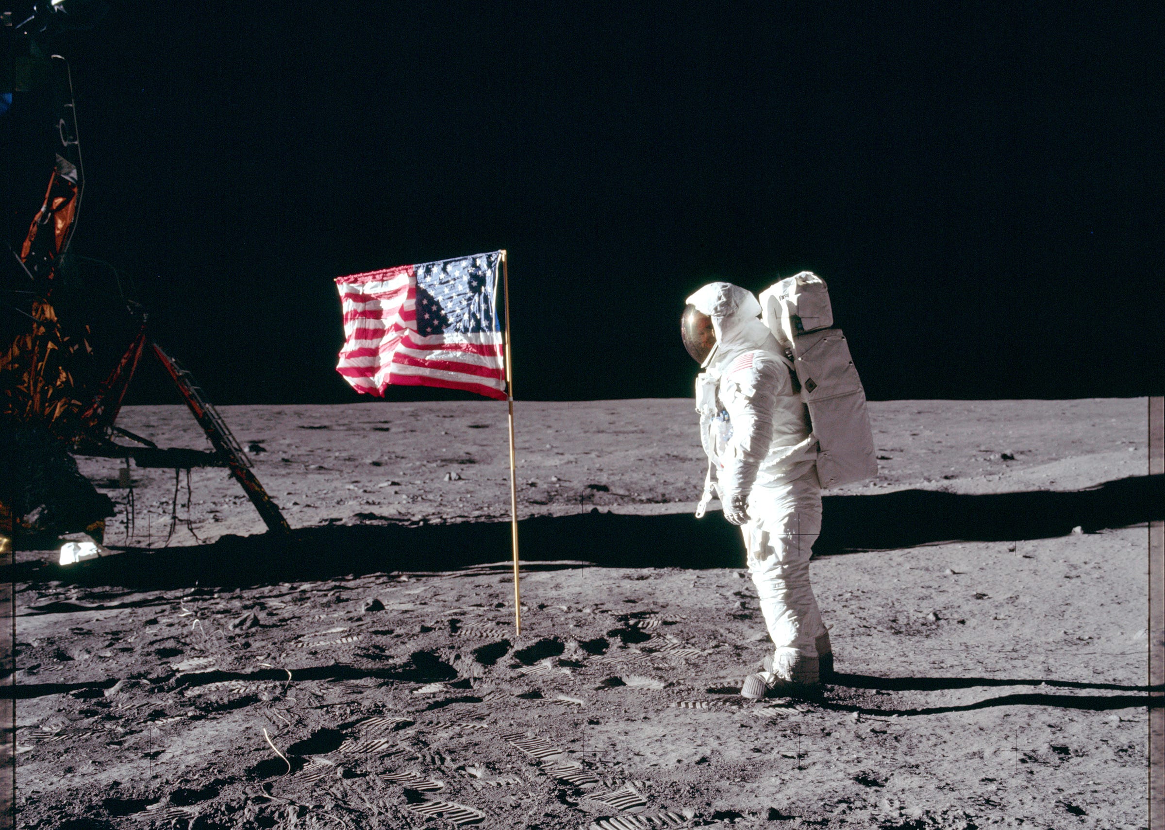 Man on Moon: 'That's One Small Step for Man, One Giant Leap for