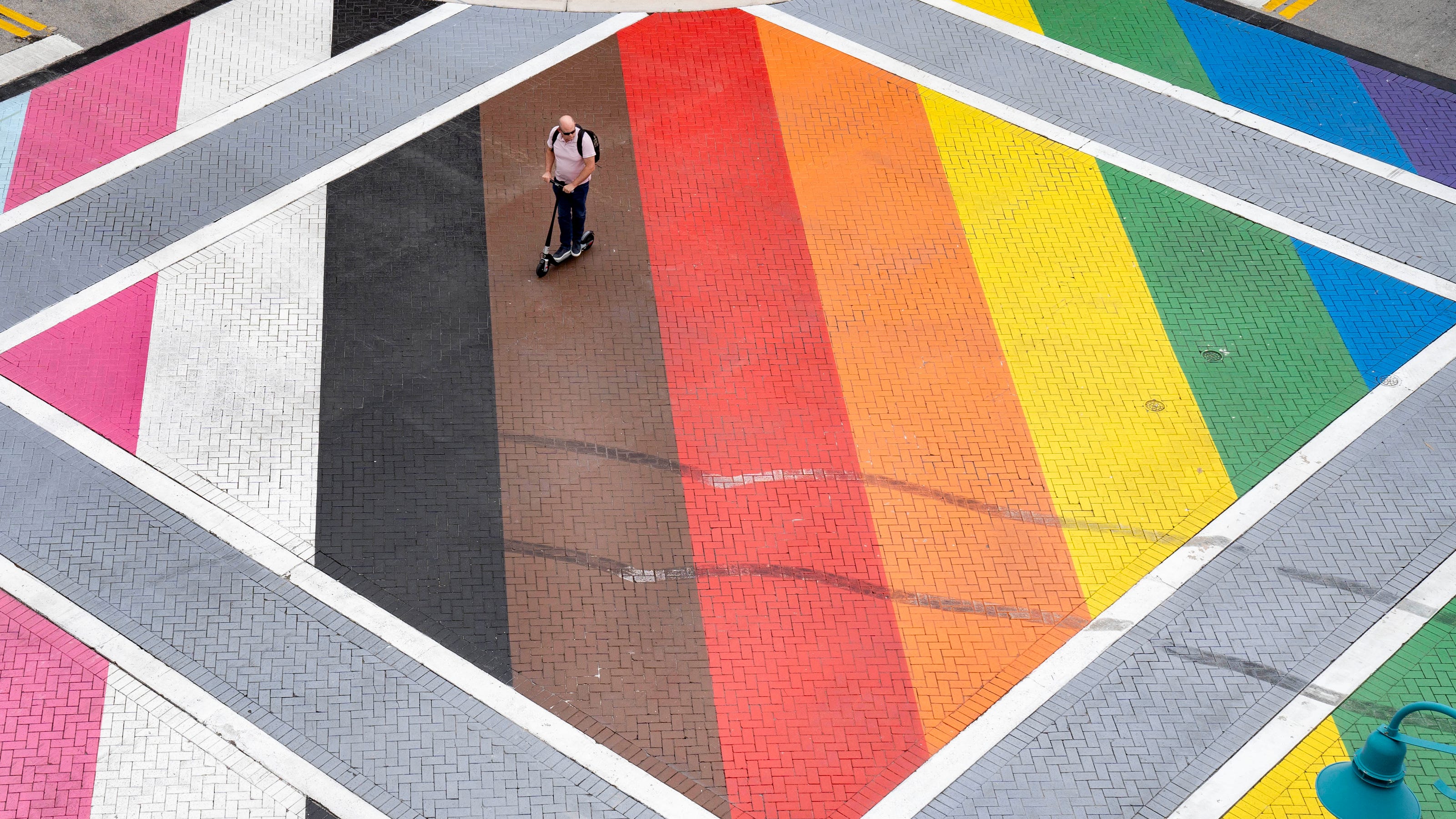 lesbian gay flag burning man goes to prison