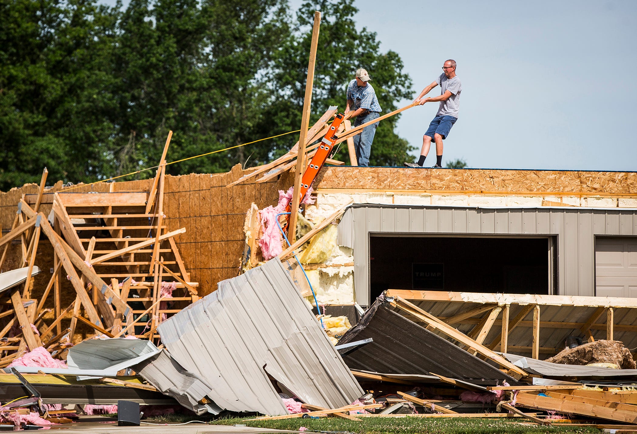 NWS: EF2 tornado left path of destruction 5 miles long in Jay County