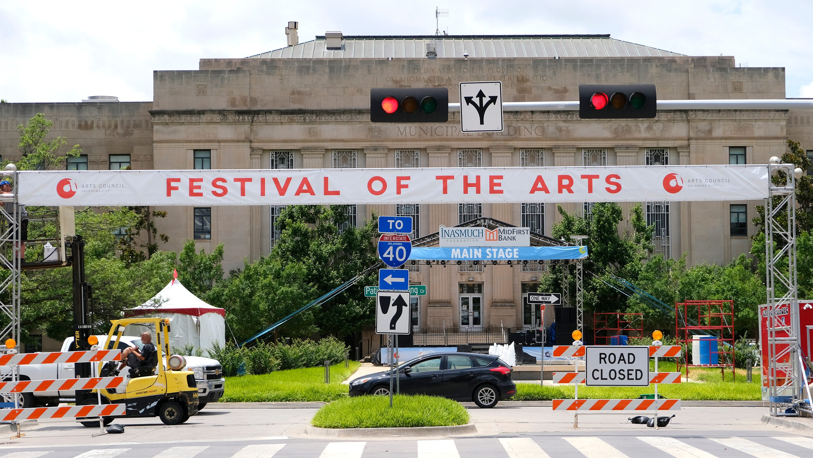 Downtown OKC street closures planned for Festival of the Arts prep