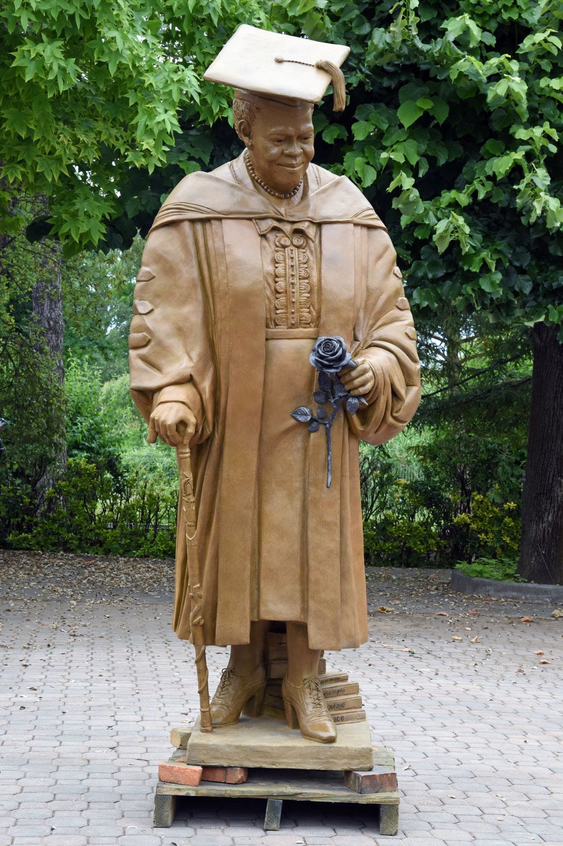 Mary Mcleod Bethune Statue On Display In Daytona Beach In Fall 21