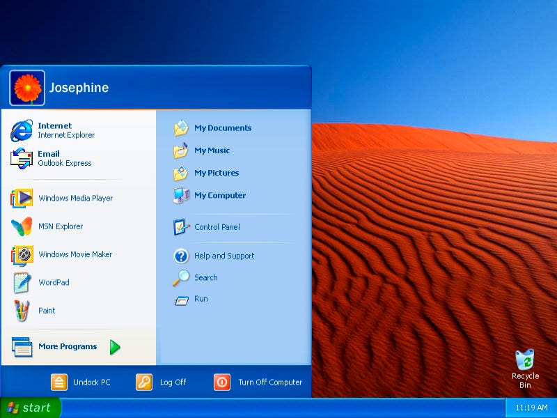 windows xp release date