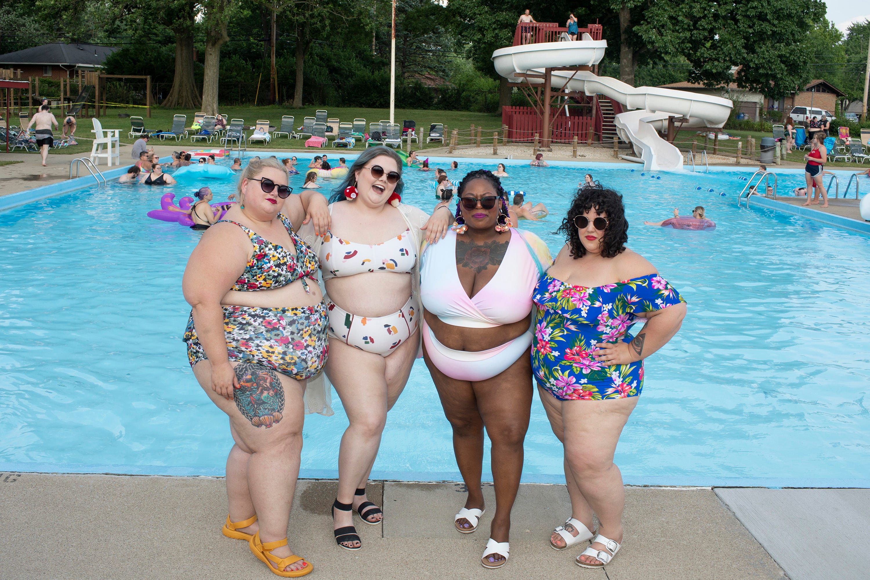 Plus Size Community Revels In Fat Babes Club Of Columbus Pool Parties