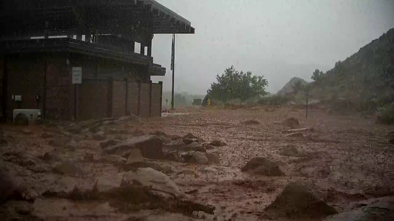 zion national park flash flood