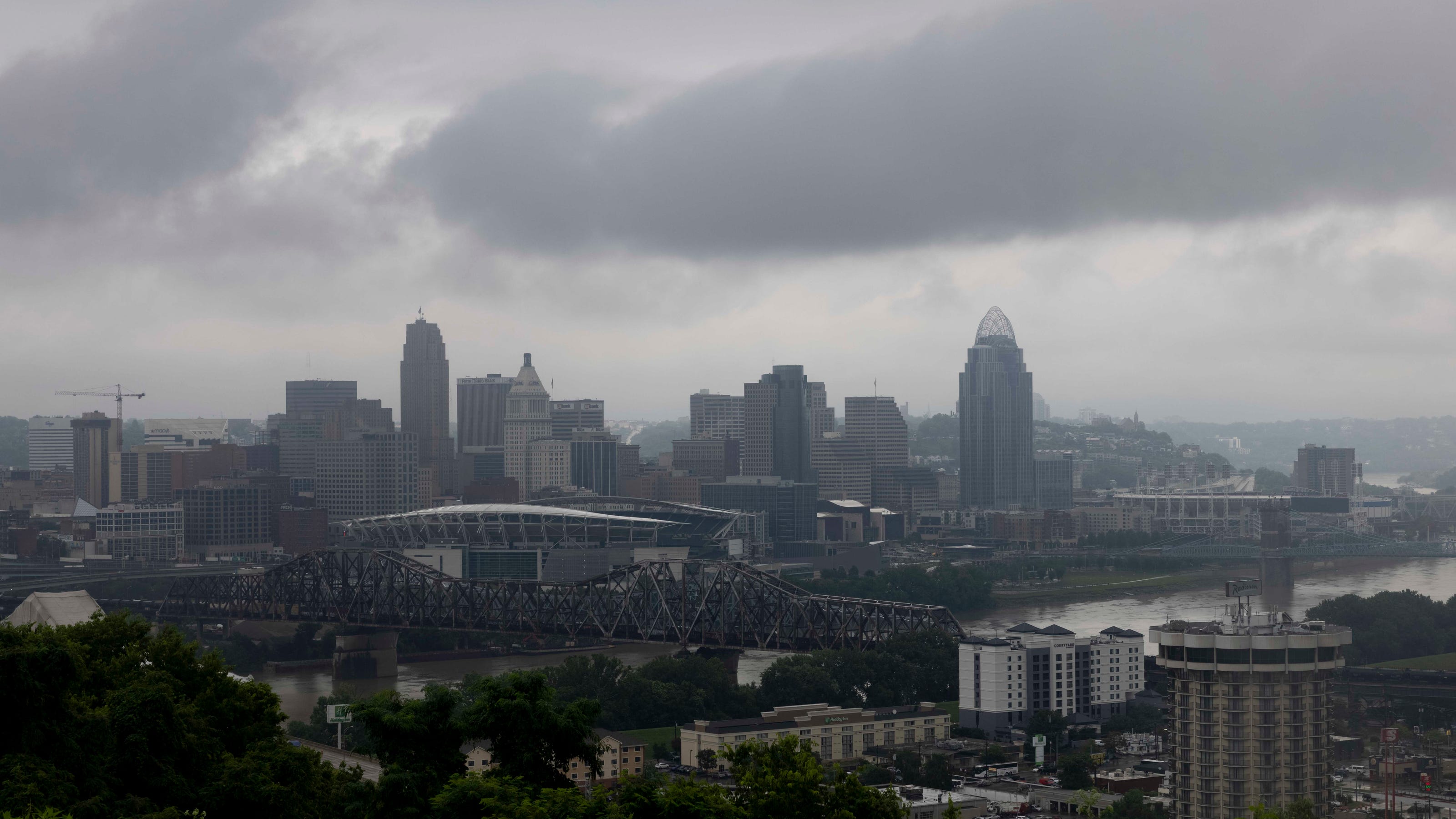 Cincinnati weather Thunderstorms possible the rest of the week