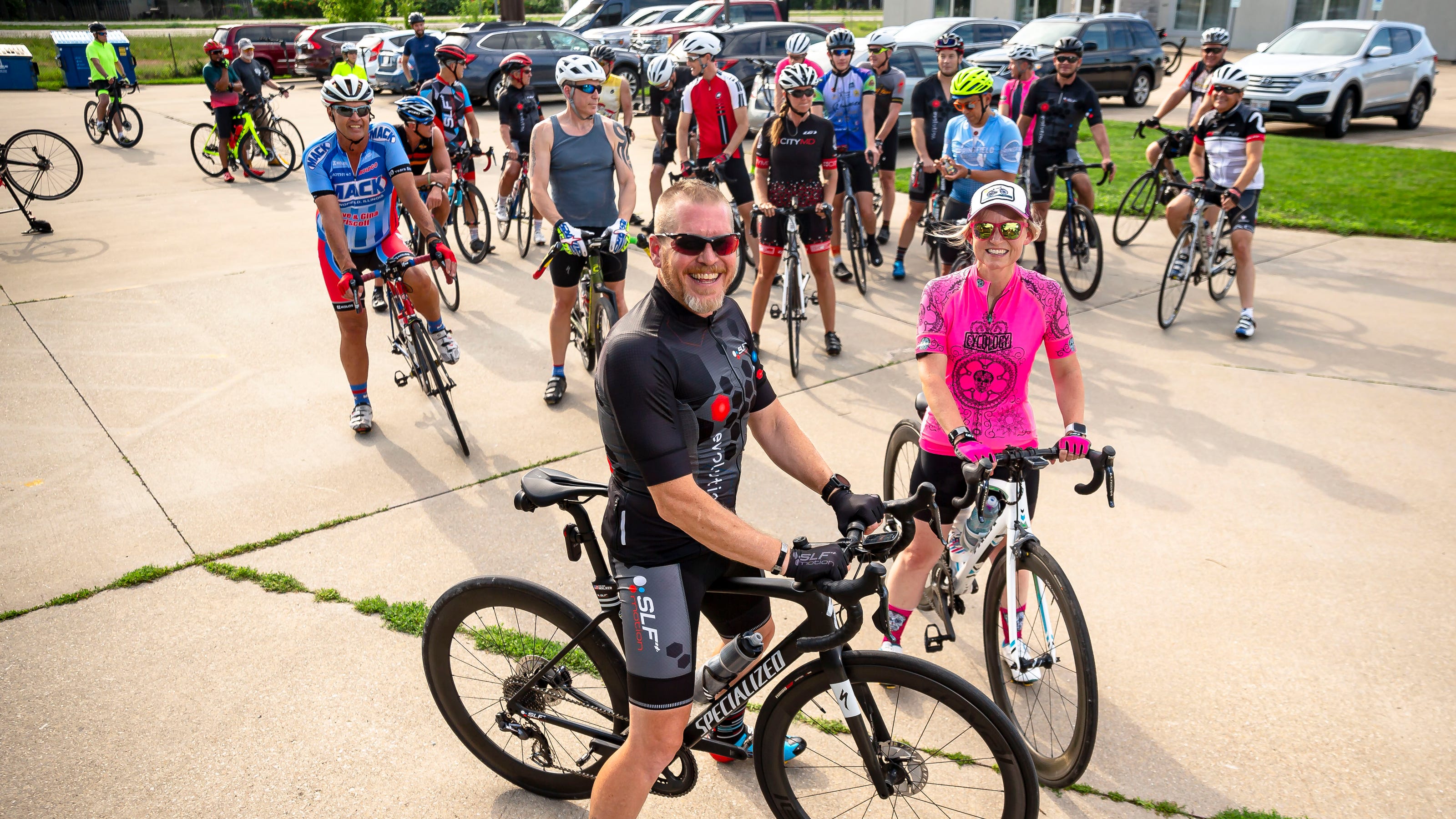 After s year's absence, Tour de Donut returns to Staunton, Illinois