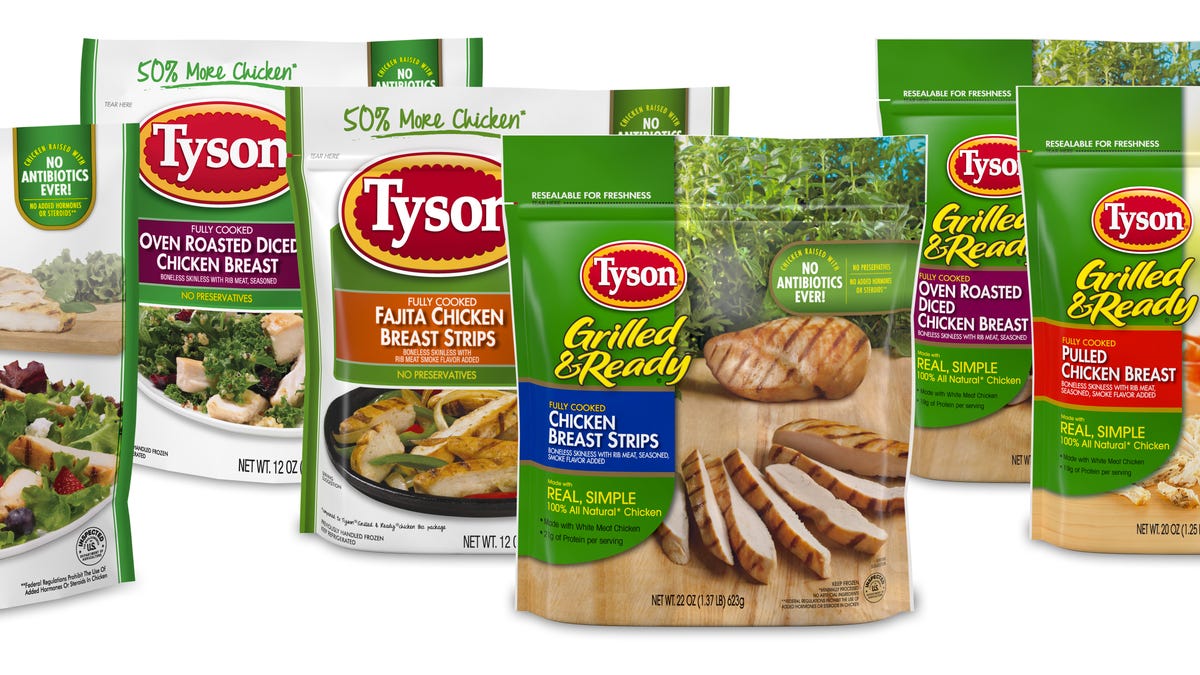 Tyson Foods is recalling approximately 8.5 million pounds of frozen, cooked chicken products for possible listeria contamination.