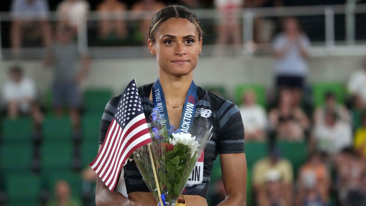 Sydney McLaughlin breaks world record at Olympic Trials