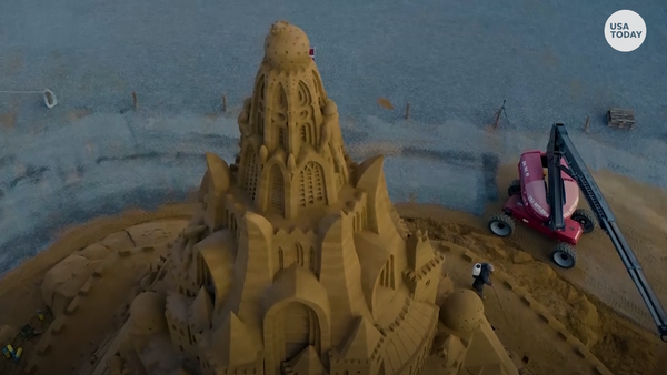 Sandcastle set a new world record.