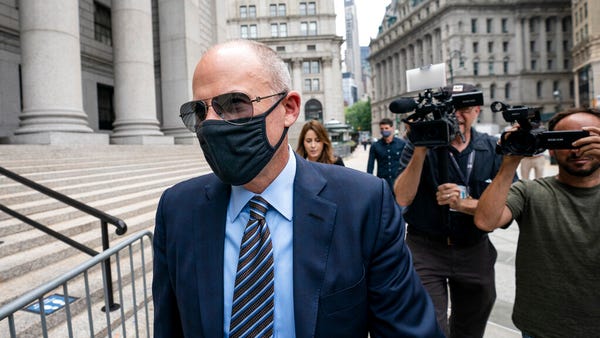 Michael Avenatti arrives for a scheduled sentencin