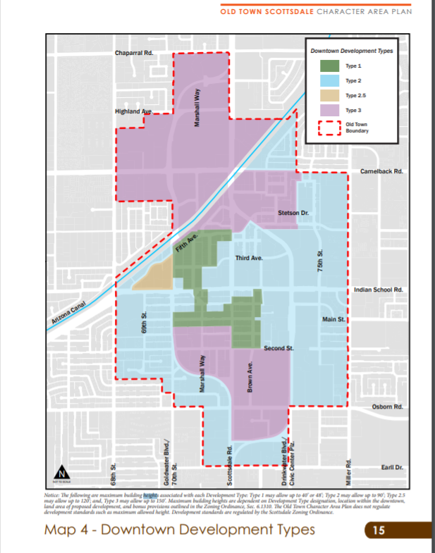 Scottsdale Az Zoning Map Scottsdale Debates Urban V. Suburban, Eyeing Downtown Building Heights