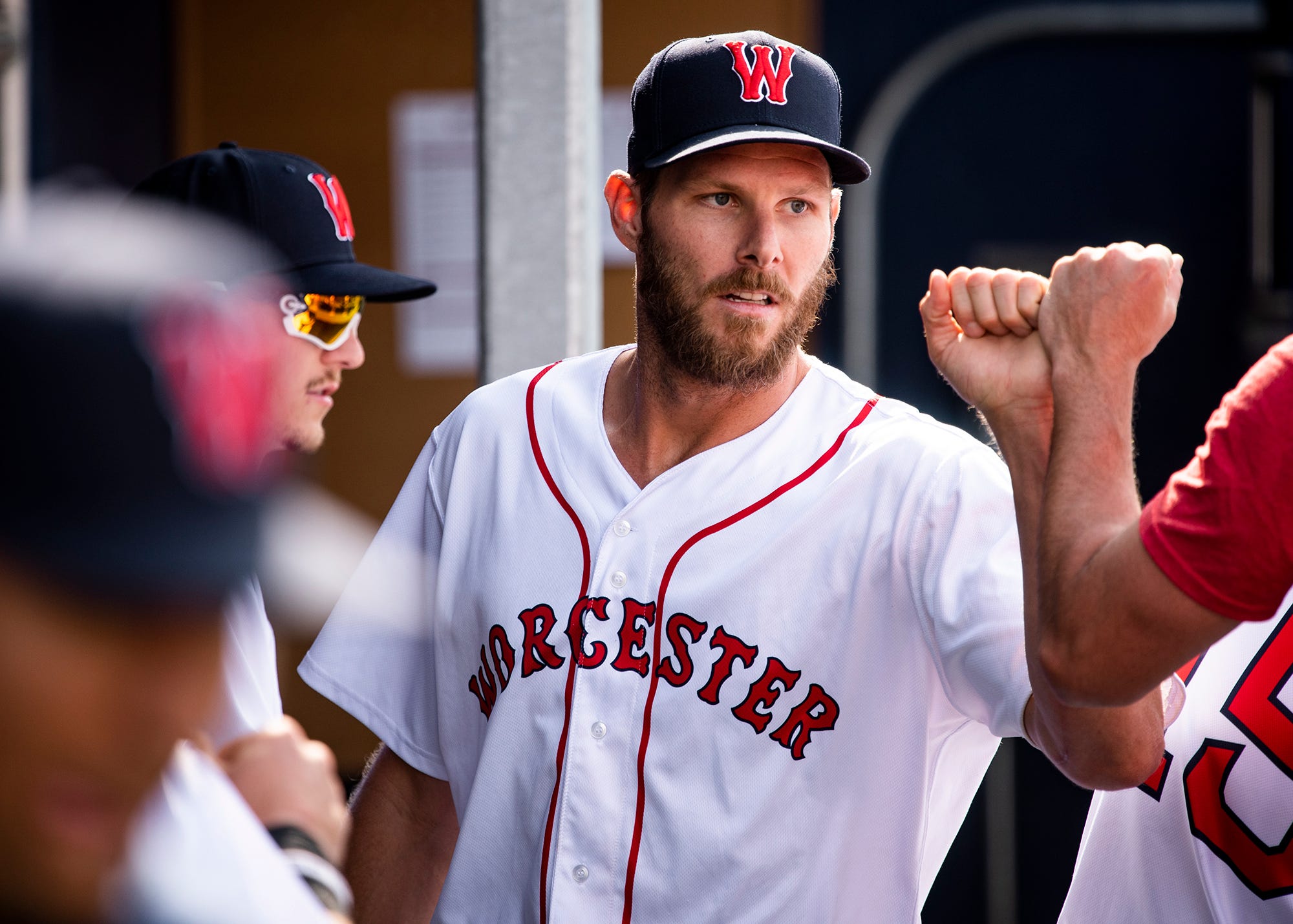 spiraal Bully Contract Chris Sale Worcester Red Sox WooSox rehab pitching Boston  Scranton/Wilkes-Barre RailRiders