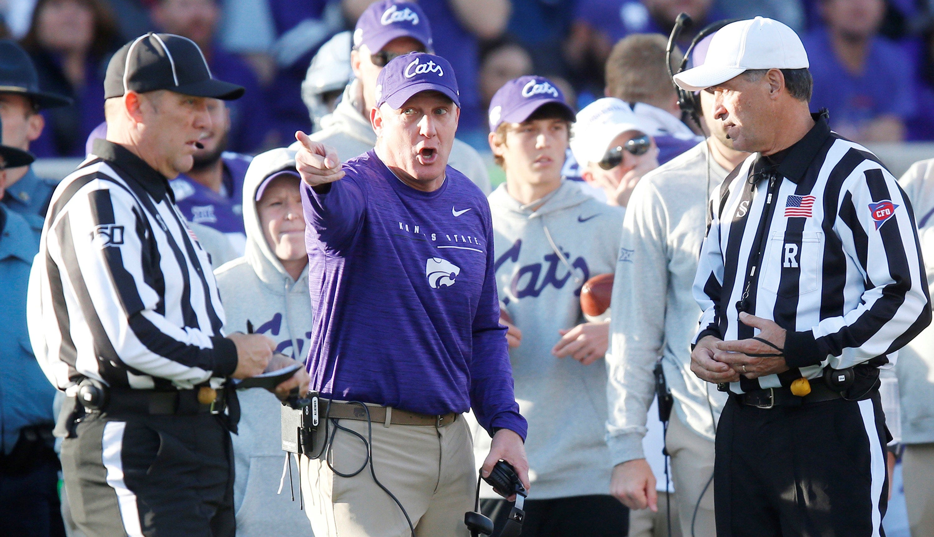 Kansas State Football Coach Chris Klieman Tries To Look At The Positives