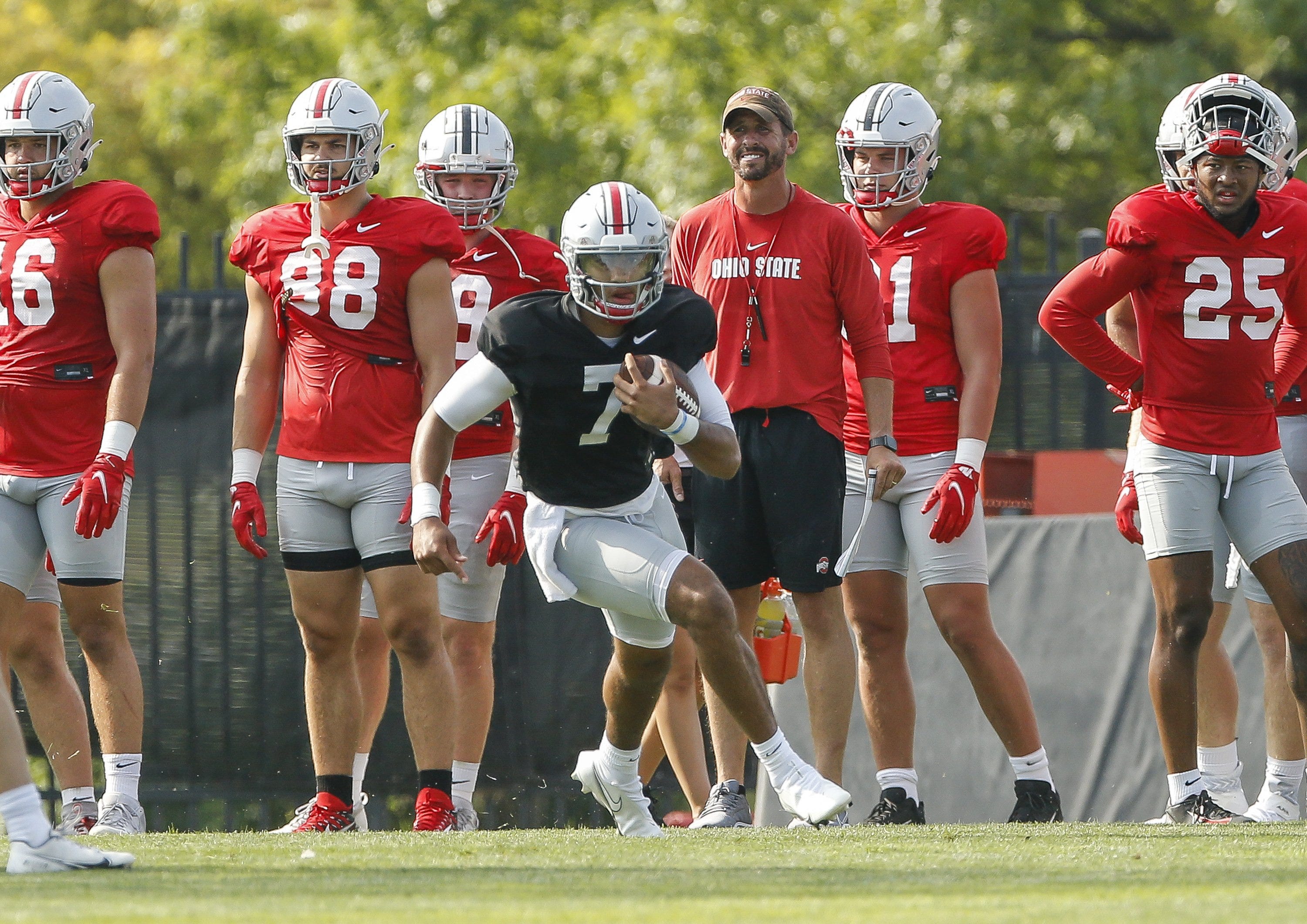 Who will be Ohio State QB? Ryan Day says he'll know soon