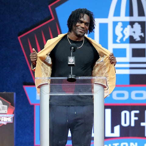 Edgerrin James was enshrined in the Pro Football H