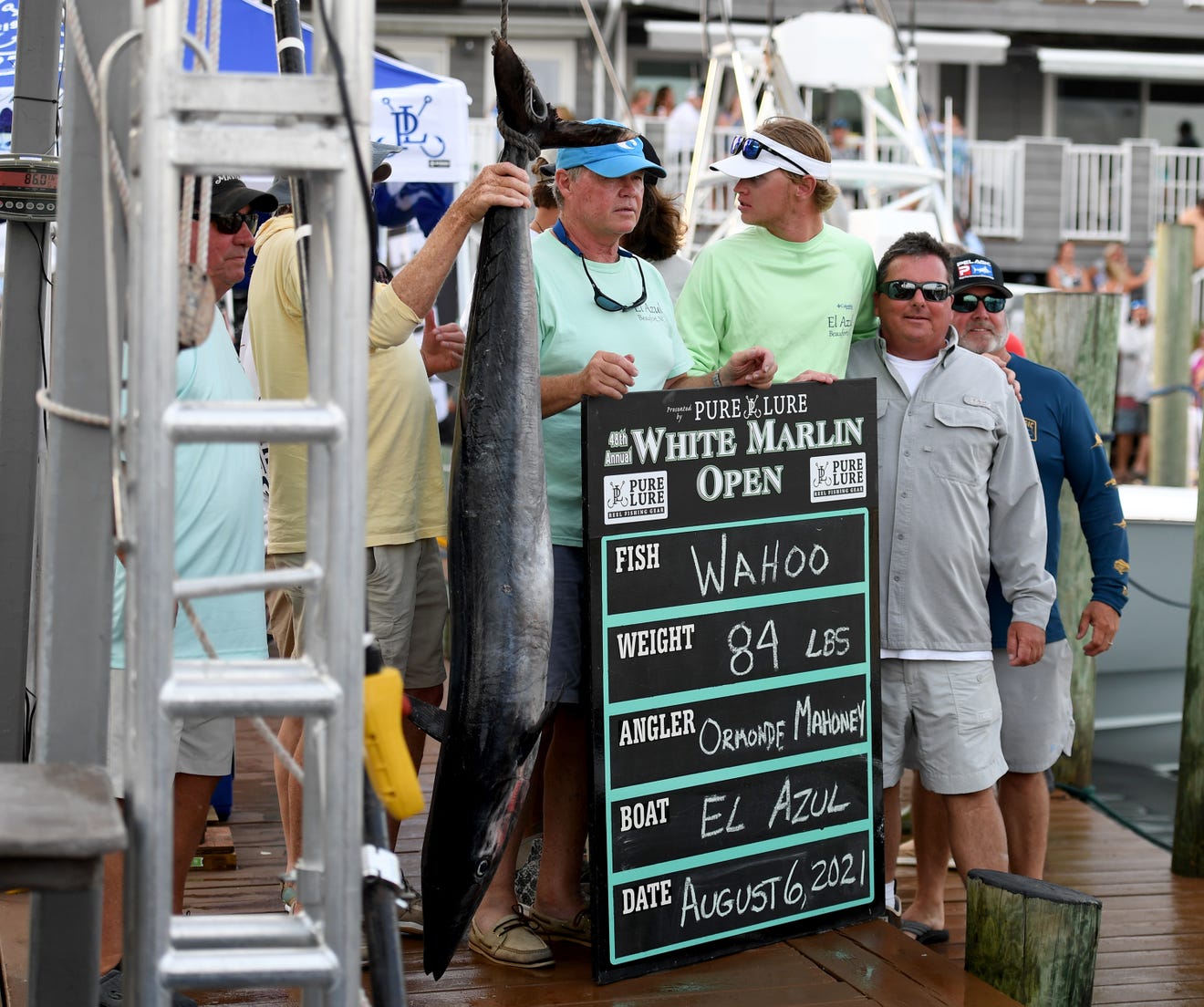 White Marlin Open 2021 85.5pound white marlin wins in final moments