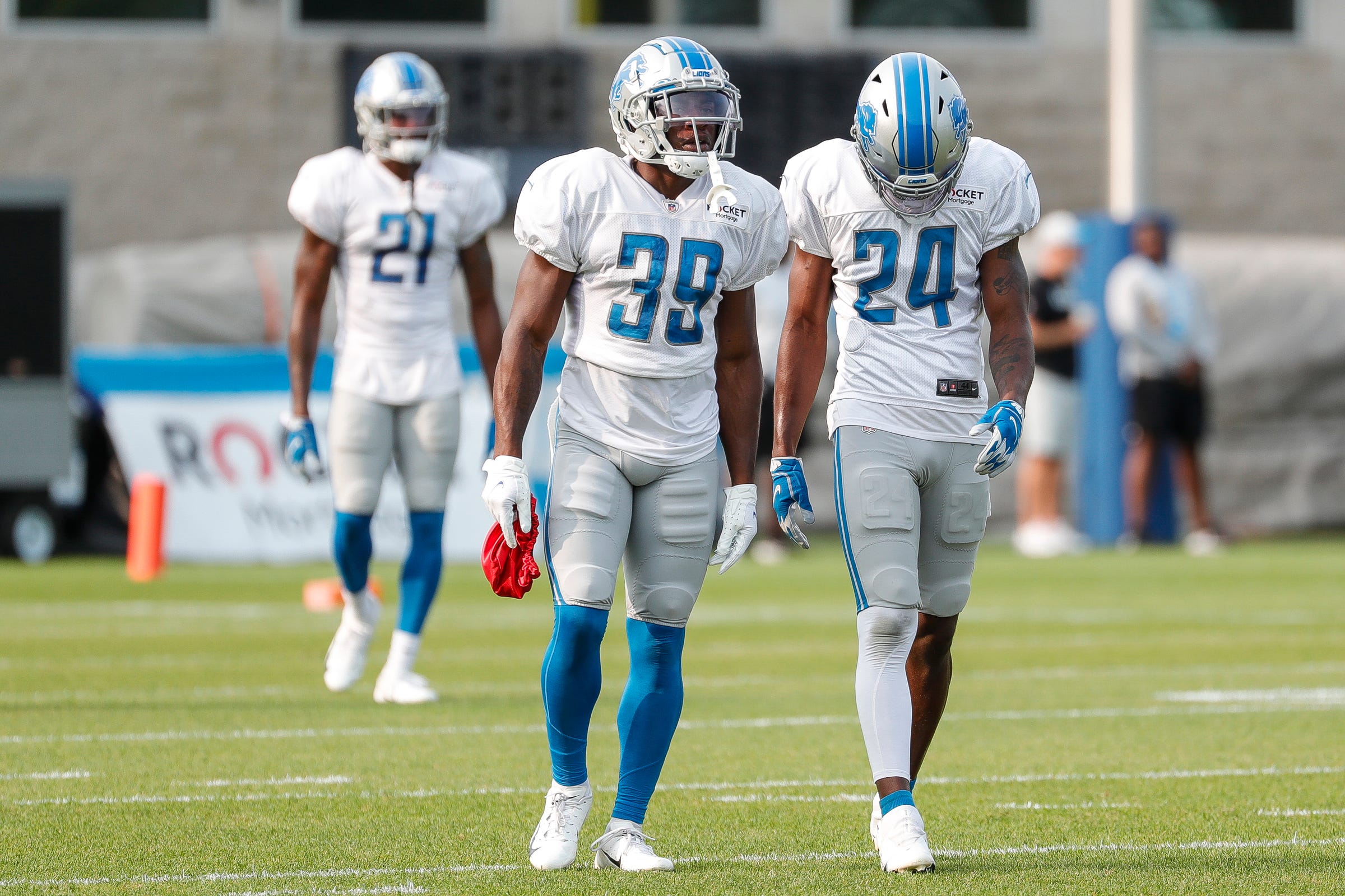 New Lions DB coach Steve Gregory trying to counsel Jeff Okudah through NFL  debut 