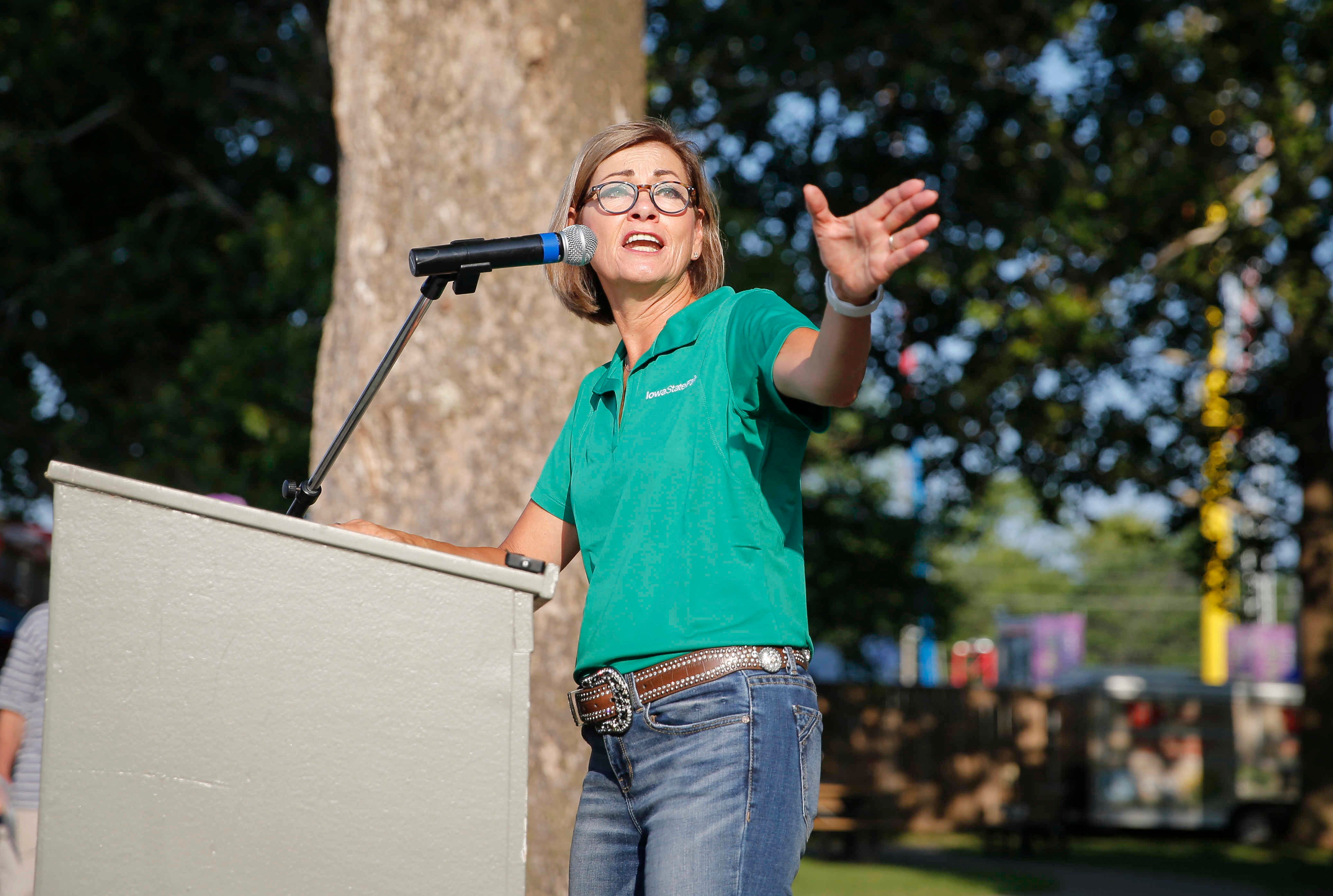 Gov. Kim Reynolds Hopes Field Of Dreams Game Becomes An Annual Event