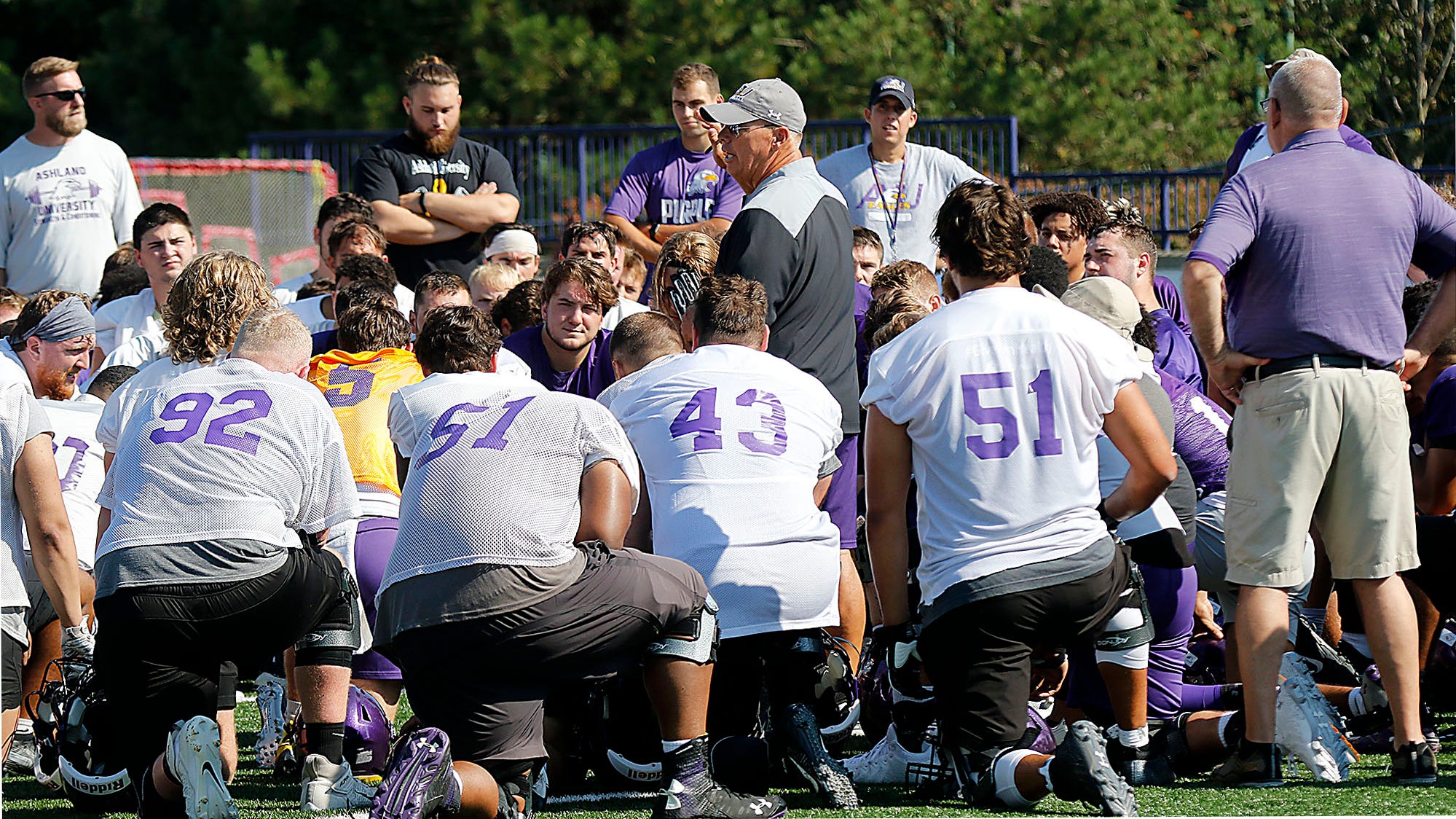 Ashland University football opens training camp with high expectations