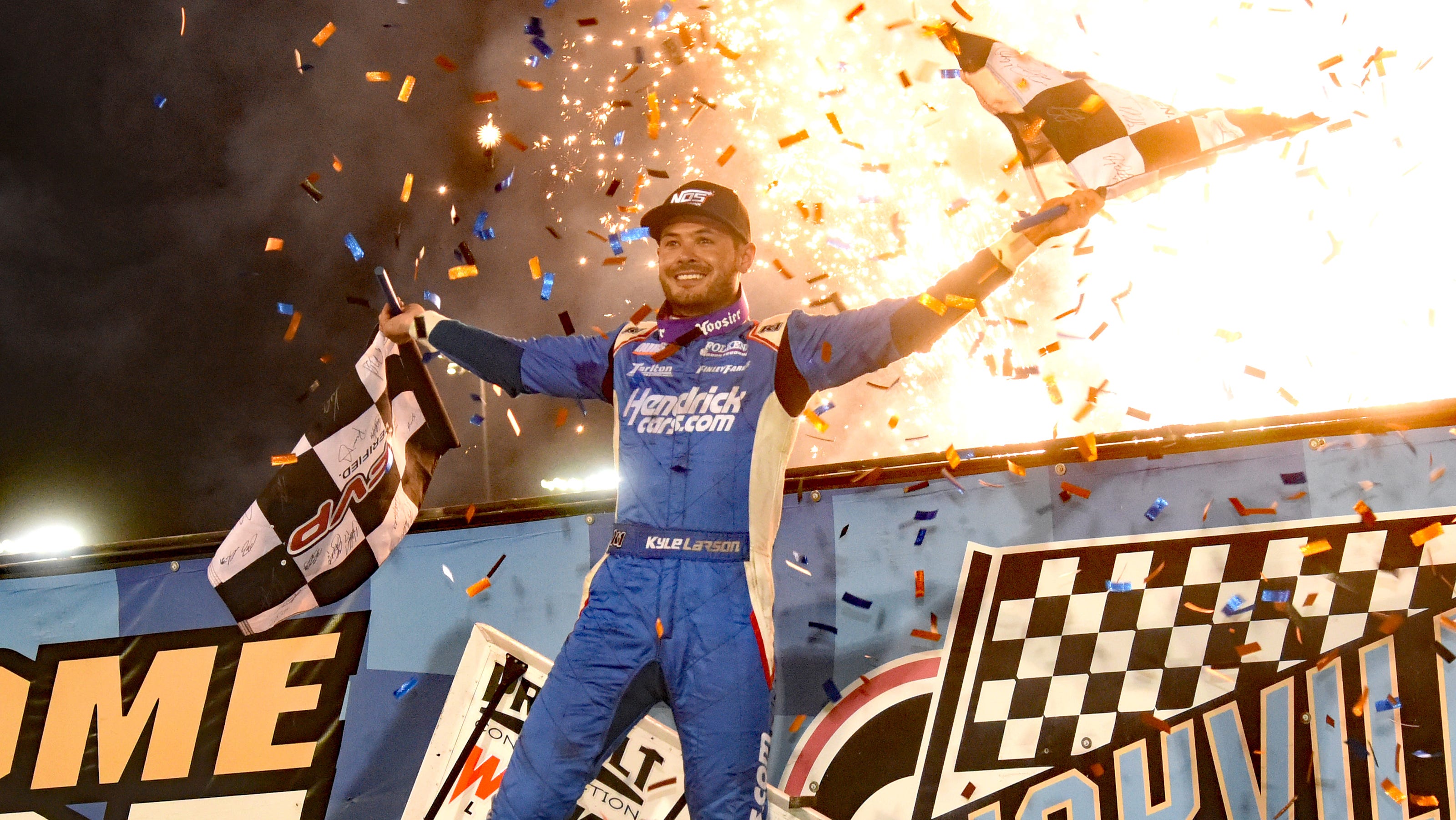 Kyle Larson wins 60th annual Knoxville Nationals