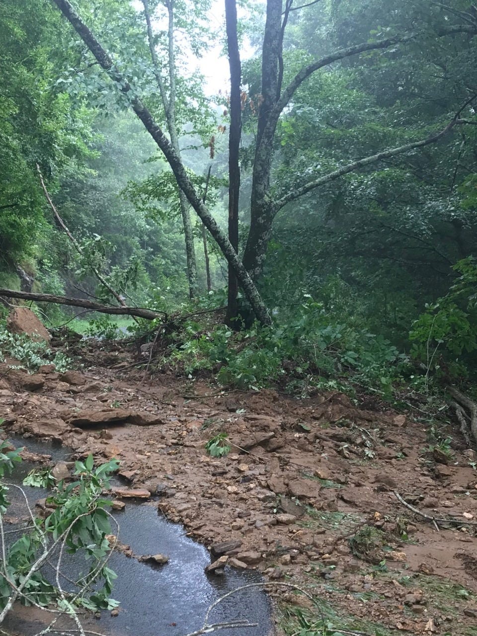 Blue Ridge Parkway Mostly Closed After Tropical Depression Fred Floods