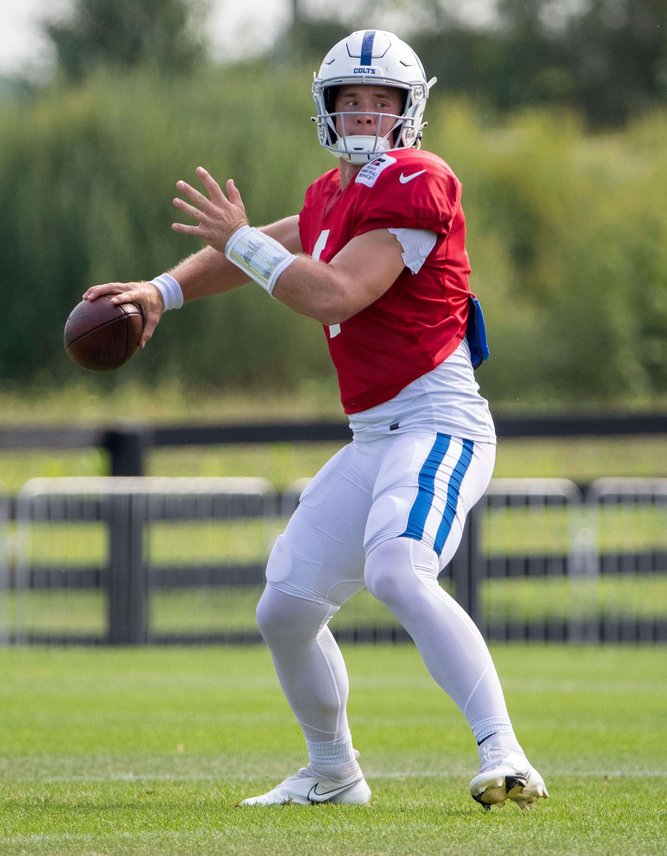 Colts Quarterback Sam Ehlinger's Knee Injury 'didn't Look Good'